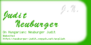 judit neuburger business card